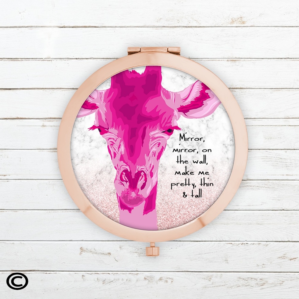 Funny Motivational Compact Mirrors